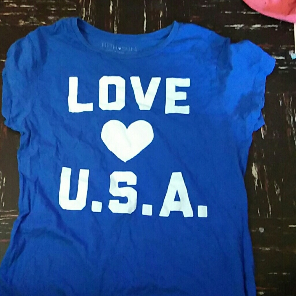 Blue U.S.A shirt